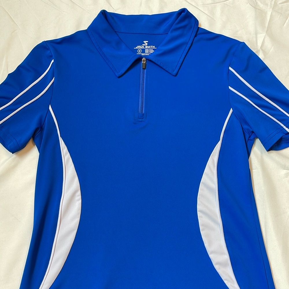 Jack Smith Ladies Golf Shirt Two tone Size M